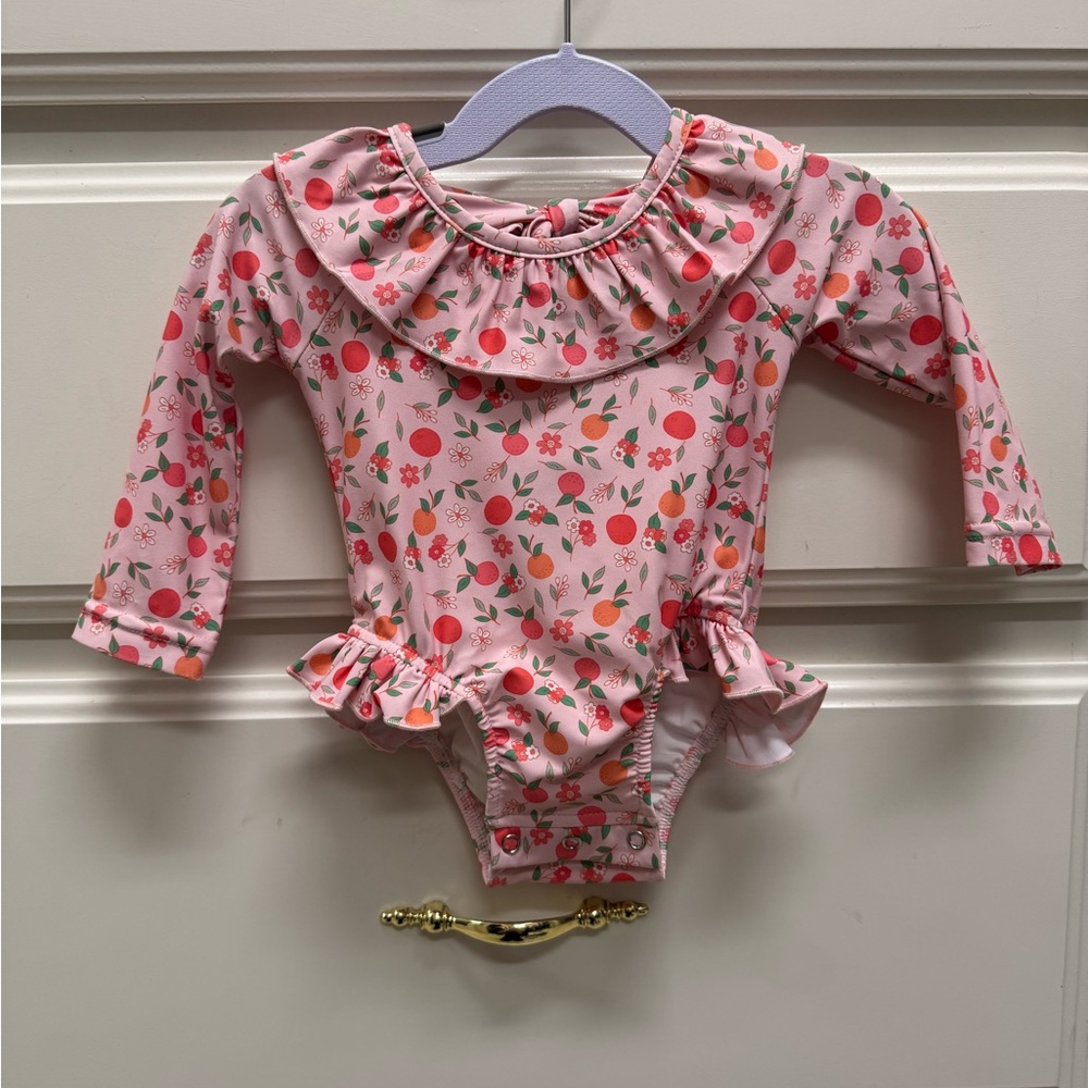 Serendipity Shrimp & Grits Kids Fruit Rash Guard 6M